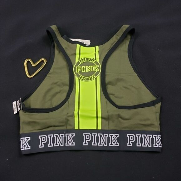 VS PINK logo Reverse racerback Bra Top XS (AA-B) - Picture 6 of 6